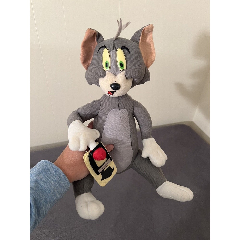 Tom From Tom and Jerry 14" Plush With Finger In‎ A Mousetrap